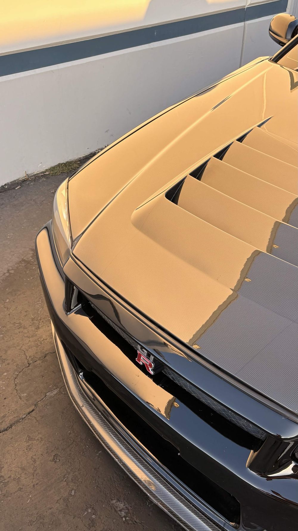 GT-R carbon hood, wash & protect by Heavenly Details