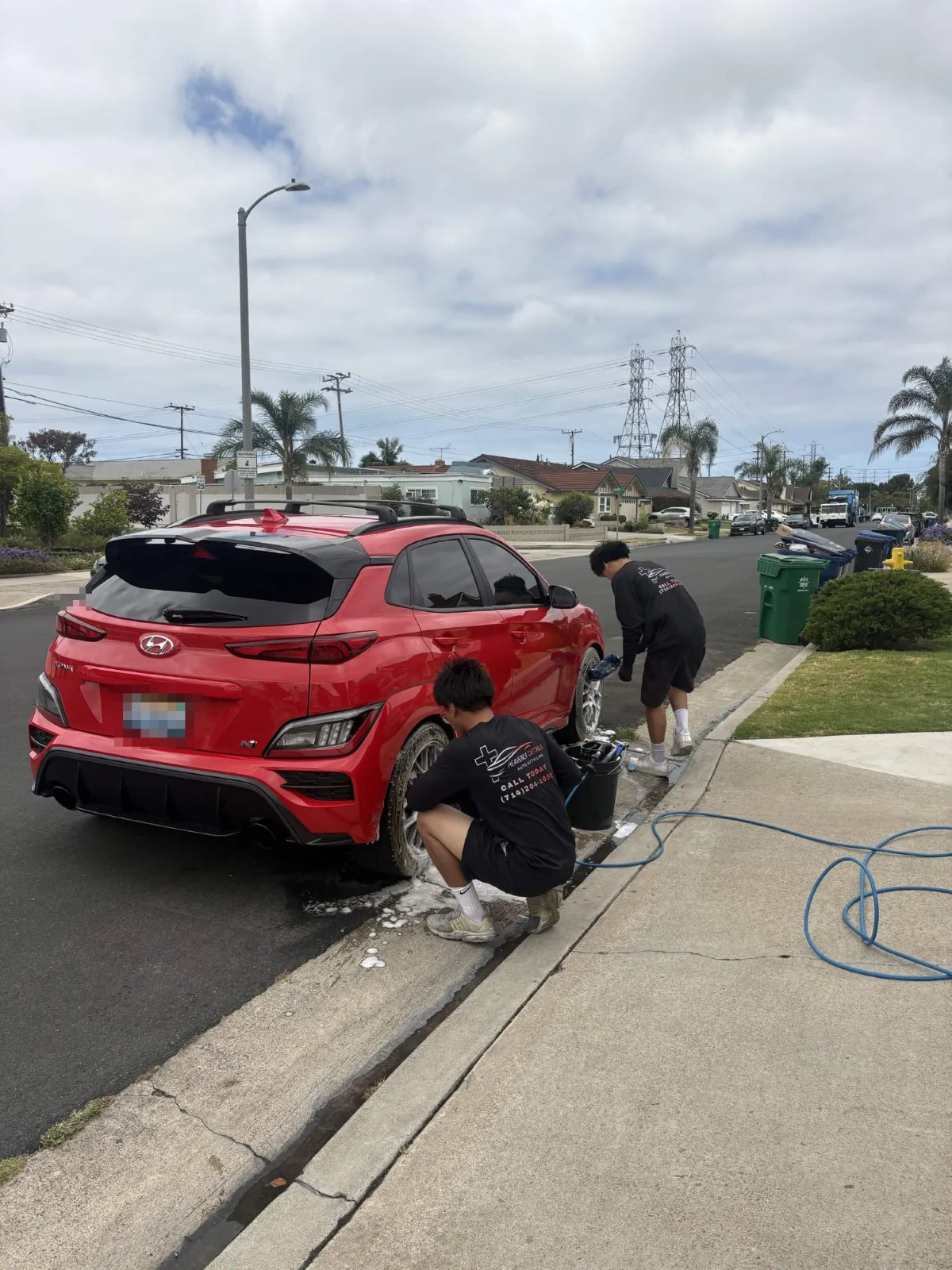 Hyundai Kona N, mobile service on location by Heavenly Details